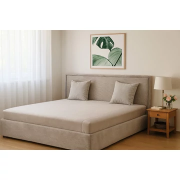 Kord ágyneműtartós ágy (kordbársony)