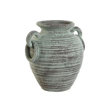 Amfora füllel porcelán 44x33x45 cm zöld