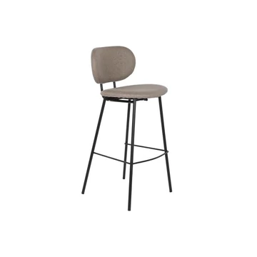 Bárszék poliuretán, fém 50x46x101 cm bézs, fekete