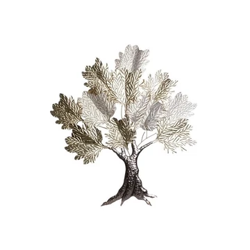 Dekoráció falra fém 103x7,6x112 cm arany