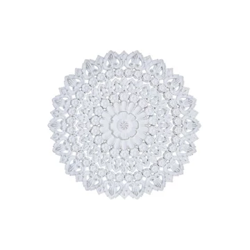 Dekoráció falra Mandala mdf 35x2x35 cm fehér