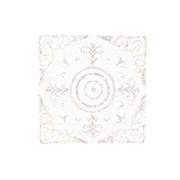 Dekoráció falra Mandala mdf 60x2x60 cm fehér