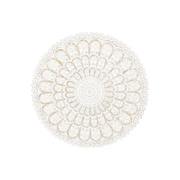 Dekoráció falra Mandala mdf 89x1,5x89 cm fehér