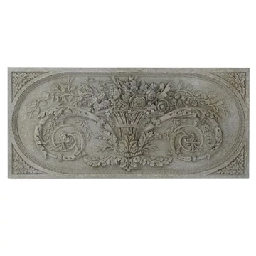 Dekoráció falra poly 134x5x62 cm szürke