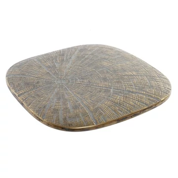 Dekoráció falra poly 40,5x5x40,5 cm arany
