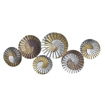 Dekoráció falra spirál fém 104x4,5x43 cm színes