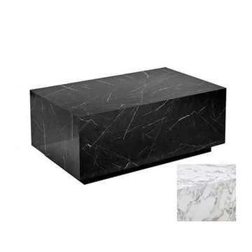 Dohányzó asztal mdf 120x60x35 cm fekete