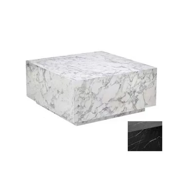 Dohányzó asztal mdf 90x90x35 cm fekete