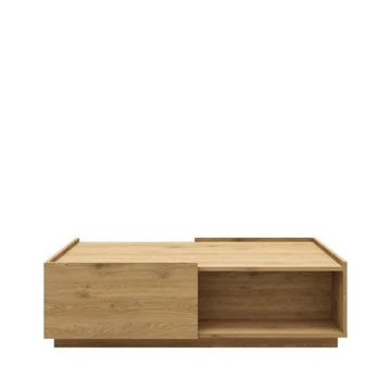 Dohányzó asztal mdf, tölgyfa 120x60x35 cm natúr