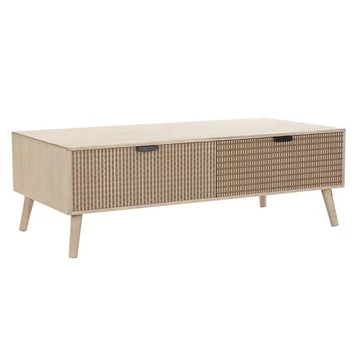 Dohányzóasztal lucfenyő, mdf 120x60x42,5 cm barna
