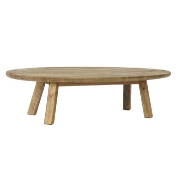 Dohányzóasztal újrahasznosított fa 139x59x35 cm barna