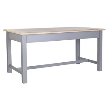 Ebédlőasztal császárfa, mdf 161,5x81,5x78 cm szürke, natúr