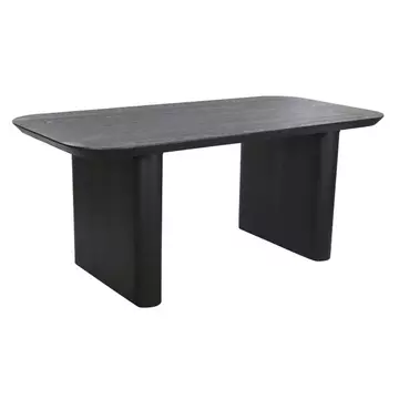 Ebédlőasztal lucfenyő 180x90x77 cm fekete