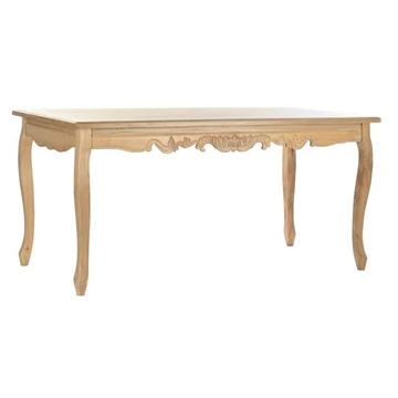 Ebédlőasztal lucfenyő, mdf 160x80x76,5 cm natúr