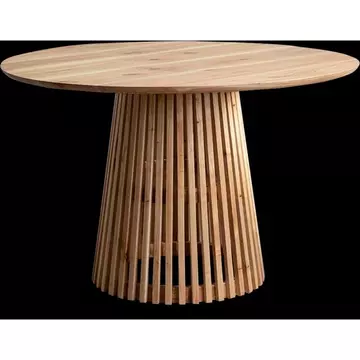 Ebédlőasztal mahagóni 100x100x75 cm natúr