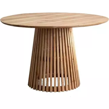 Ebédlőasztal mahagóni 120x120x75 cm natúr