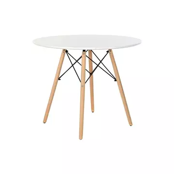 Ebédlőasztal mdf, nyírfa 90x90x74 cm színes