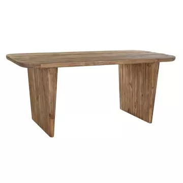 Ebédlőasztal újrahasznosítottfa, fenyő 180x90x77 cm natúr
