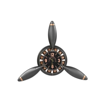 Falióra propeller fém, pvc 118x24x134 cm fekete
