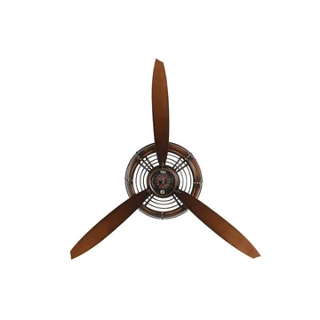 Falióra propeller fém, pvc 75,5x8x67 cm barna