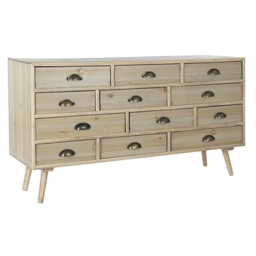 Fiókos szekrény mdf, fa 120x36x68 cm színes