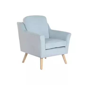 Fotel poliészter, fa 74x76x85 cm bézs, natúr
