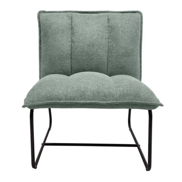 Fotel poliészter, fém 66x71x77 cm menta, fekete