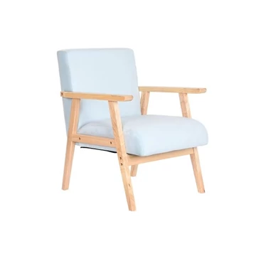 Fotel poliészter, mdf 61x69x77 cm égkék