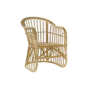 Fotel rattan 62x72x83 cm világosbarna