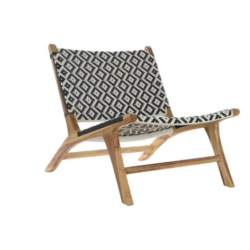 Fotel teakfa, pvc 65x80x68 cm színes