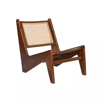 Fotel teakfa, rattan 60x77x71 cm színes