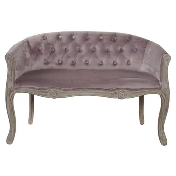 Kanapé poliészter, fa 107x61x71 cm pink, barna