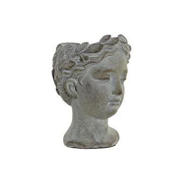 Kaspó cement 12x11x16 cm szürke