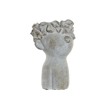 Kaspó cement 17,5x17x26 cm szürke