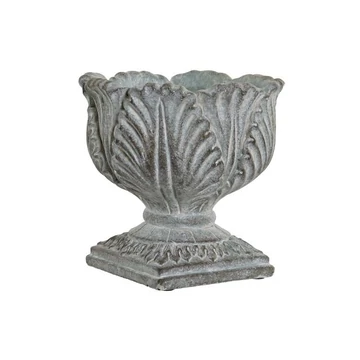 Kaspó cement 19x19x19 cm szürke
