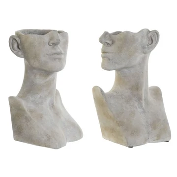 Kaspó cement 23x20x33 cm szürke 2 féle