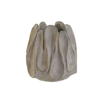 Kaspó cement 34x34x36 cm szürke