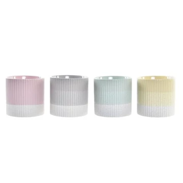 Kaspó kő 13,5x13,5x13 cm színes 4 féle