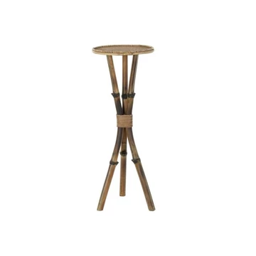 Kaspó rattan, bambusz 30,5x30,5x80 cm natúr