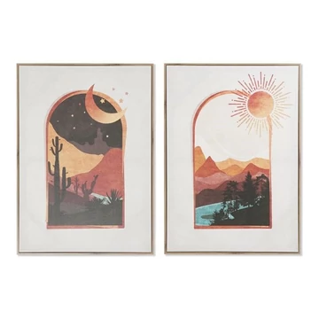Kép ablak vászon, mdf 50x3x70 cm színes 2 féle