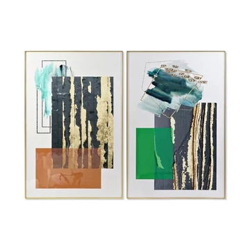 Kép absztrakt alumínium, mdf 80x3x120 cm színes 2 féle