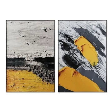 Kép absztrakt alumínium, mdf 80x3x120 cm színes 2 féle