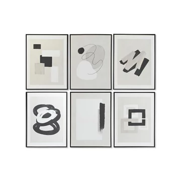 Kép absztrakt hungarocell, vászon 60x4x80 cm színes 6 féle