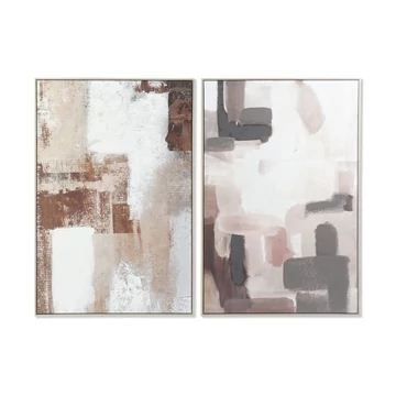 Kép absztrakt hungarocell, vászon 83x4,5x122,5 cm színes 2 féle
