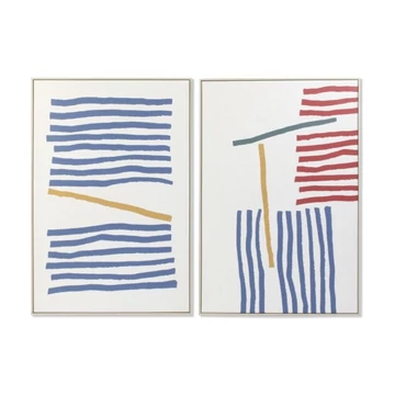 Kép absztrakt hungarocell, vászon 83x4,5x123 cm színes 2 féle