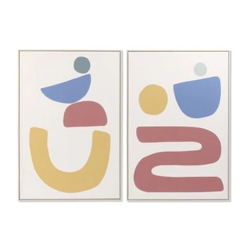 Kép absztrakt hungarocell, vászon 83x4,5x123 cm színes 2 féle