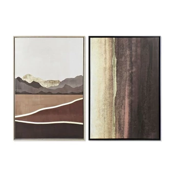 Kép absztrakt hungarocell, vászon 84x4,5x124 cm színes 2 féle