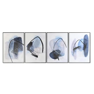 Kép absztrakt hungarocell, vászon, kézzelfestett 50x2,6x70 cm színes 4 féle