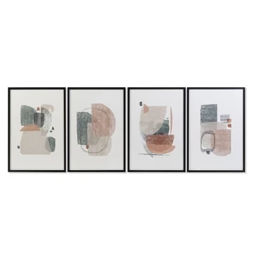 Kép absztrakt keretes hungarocell, mdf 40x3x60 cm színes 4 féle