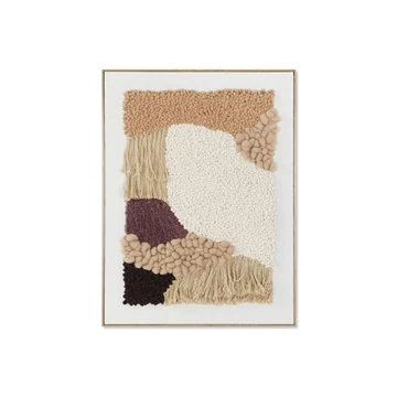 Kép absztrakt keretes poliészter, hungarocell 60x5x80 cm színes